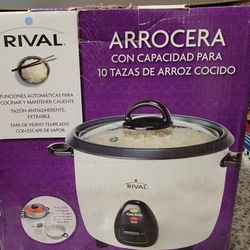 NEW Rival 10 Cup Rice Cooker Maker