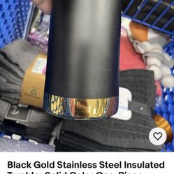 Black Gold Tumbler