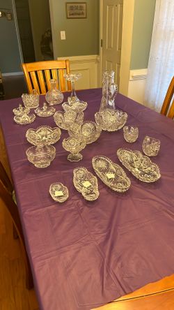 Vintage Brilliant Cut Glass