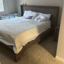 California King Wooden Bed Frame (Mattress Not Included)