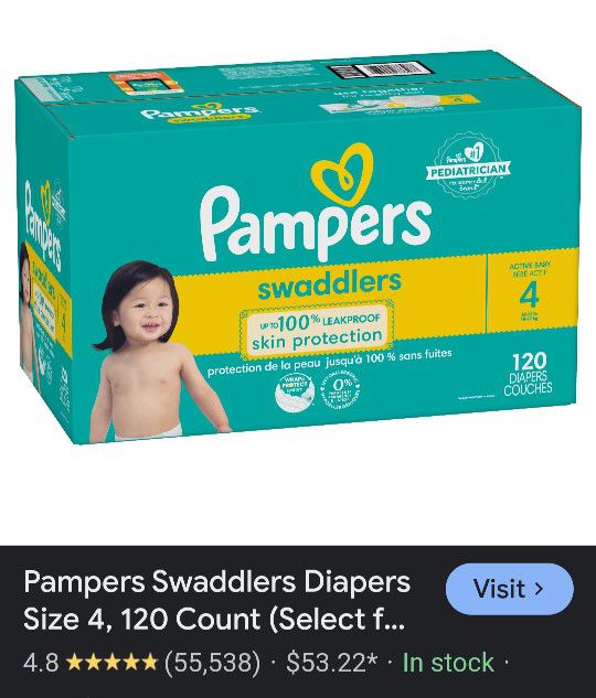 Pampers Swaddlers 