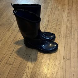 Dark Blue Rain Boots