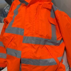 Orange Hi Viz Jacket 