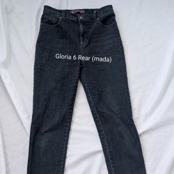Womens Gloria Vanderbilt Amanda 6 Denim Blue Jeans, 30x30.5, Madagascar. East Or West