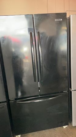 Kitchen Aid French Door Black Refrigerator
