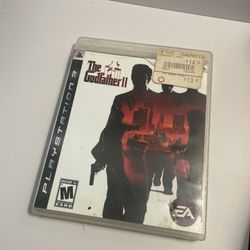 THE GODFATHER II Playstation 3 Game Case & Manual ONLY - PS3