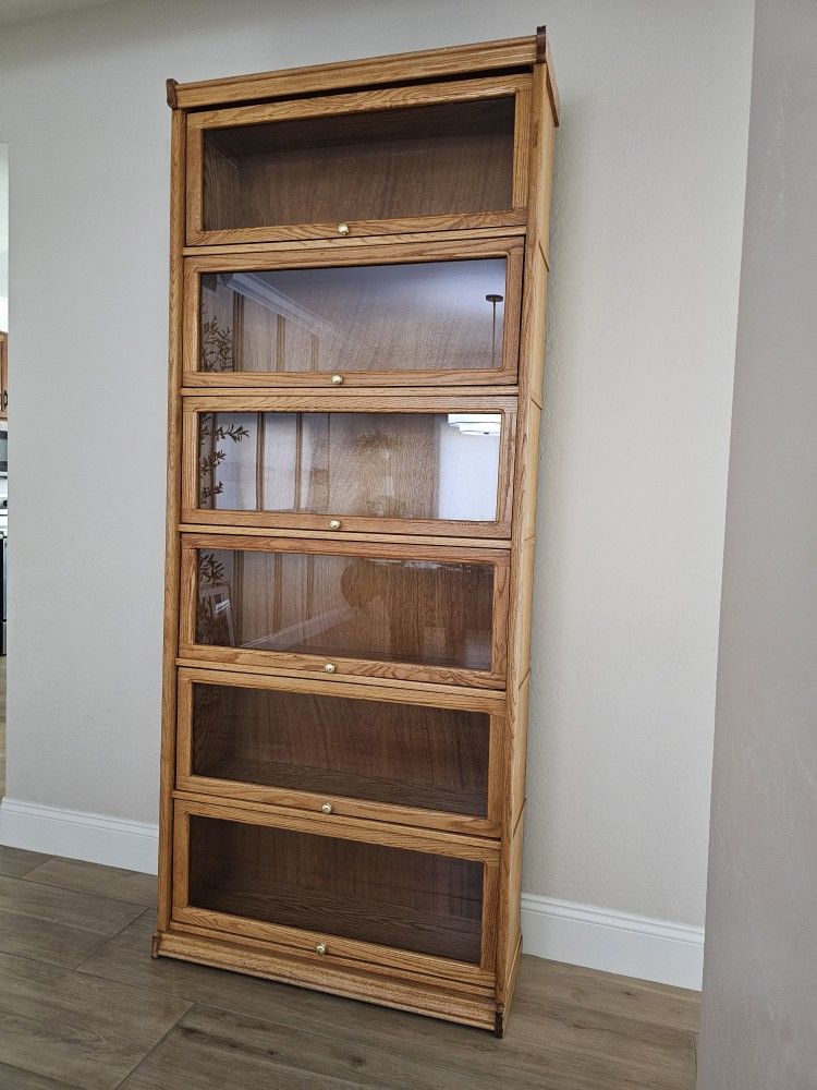 Oak Barrister / Lawyer's Bookcase