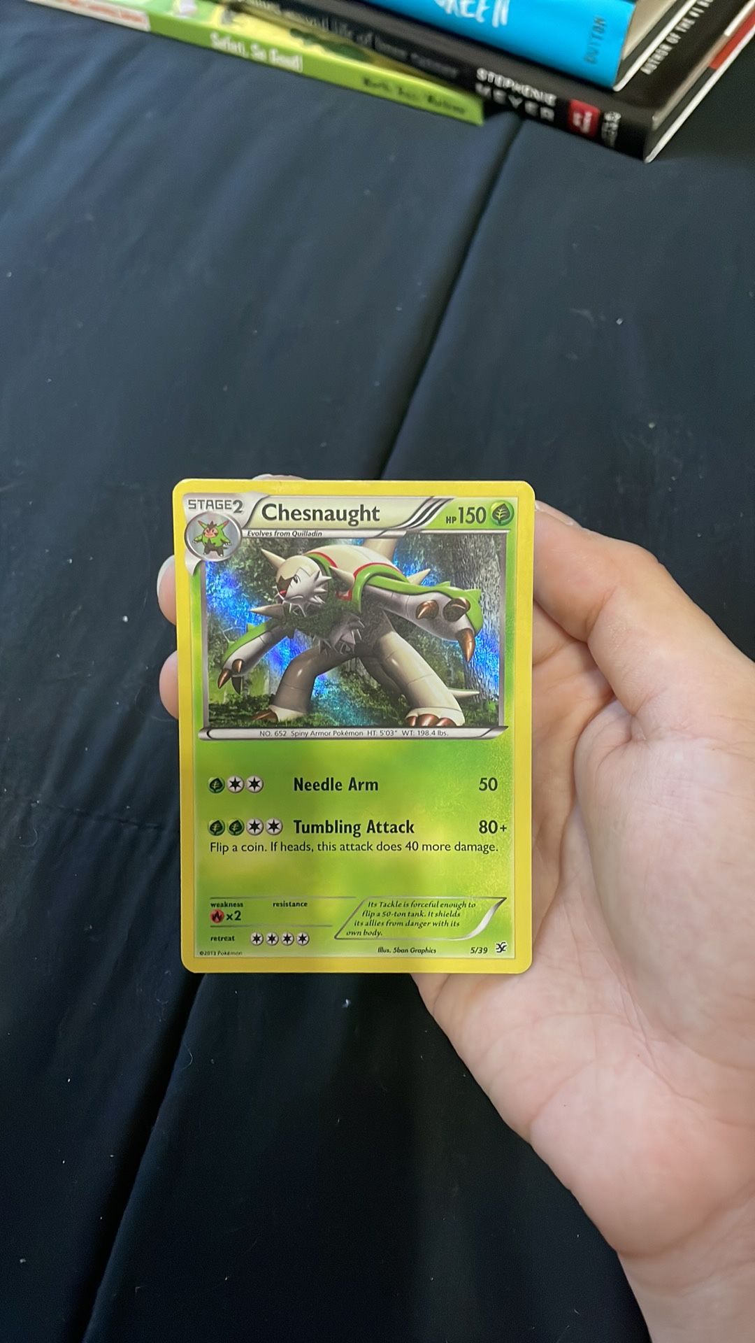 Chesnaught 5/39 Holo Pokemon Trading Card