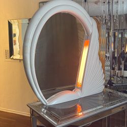 Lacquered Post modern Vanity mirror  