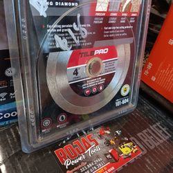 King Diamond Tile Pro. 4" Tile Diamond Blade 