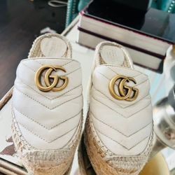 Gucci Wedge Sandals Size 6.5