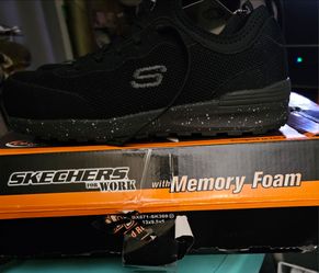 Sketchers comp toe woman's size 10