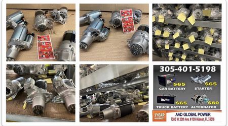 Reconstruidos los starter con garantía de 1 año solo de autos