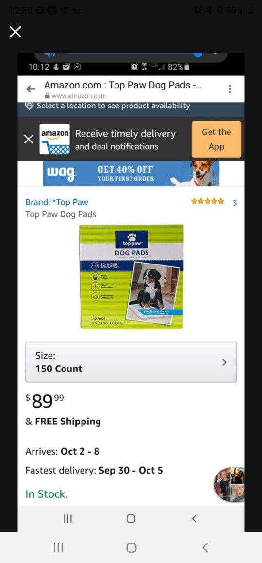 Top Paw Dog Pads