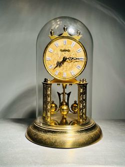 Schatz Torsion Pendulum Gold Clock