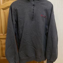 Pullover Vintage Wilson Pro 5000 1/4 Zip Pullover Sweatshirt Men L Embroidered L