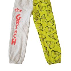 The Grinch Graphic Loungewear Sweatpants Pants Children Size L