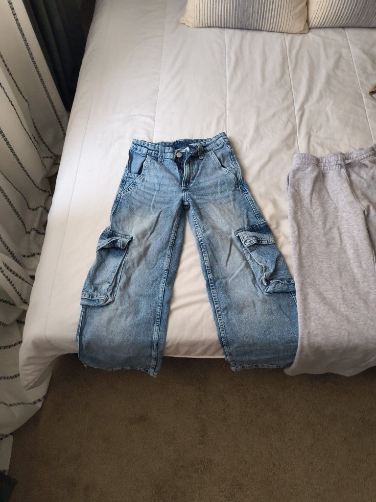 Wide Leg Bottoms Size 10  Girls