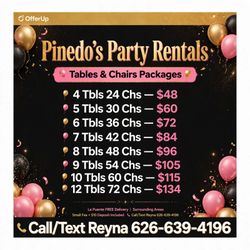 Tables canopy plus