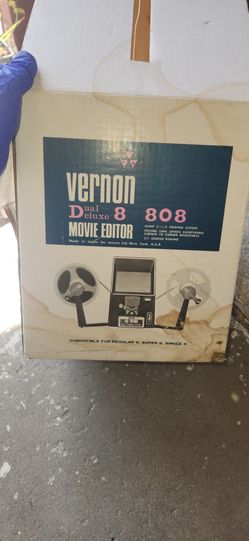 Vintage Vernon deluxe dual 8808 movie editor super 8 film