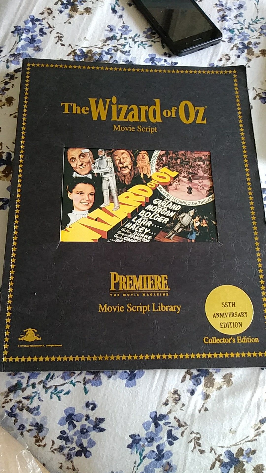 Wizard of Oz movie script 55th anniversary