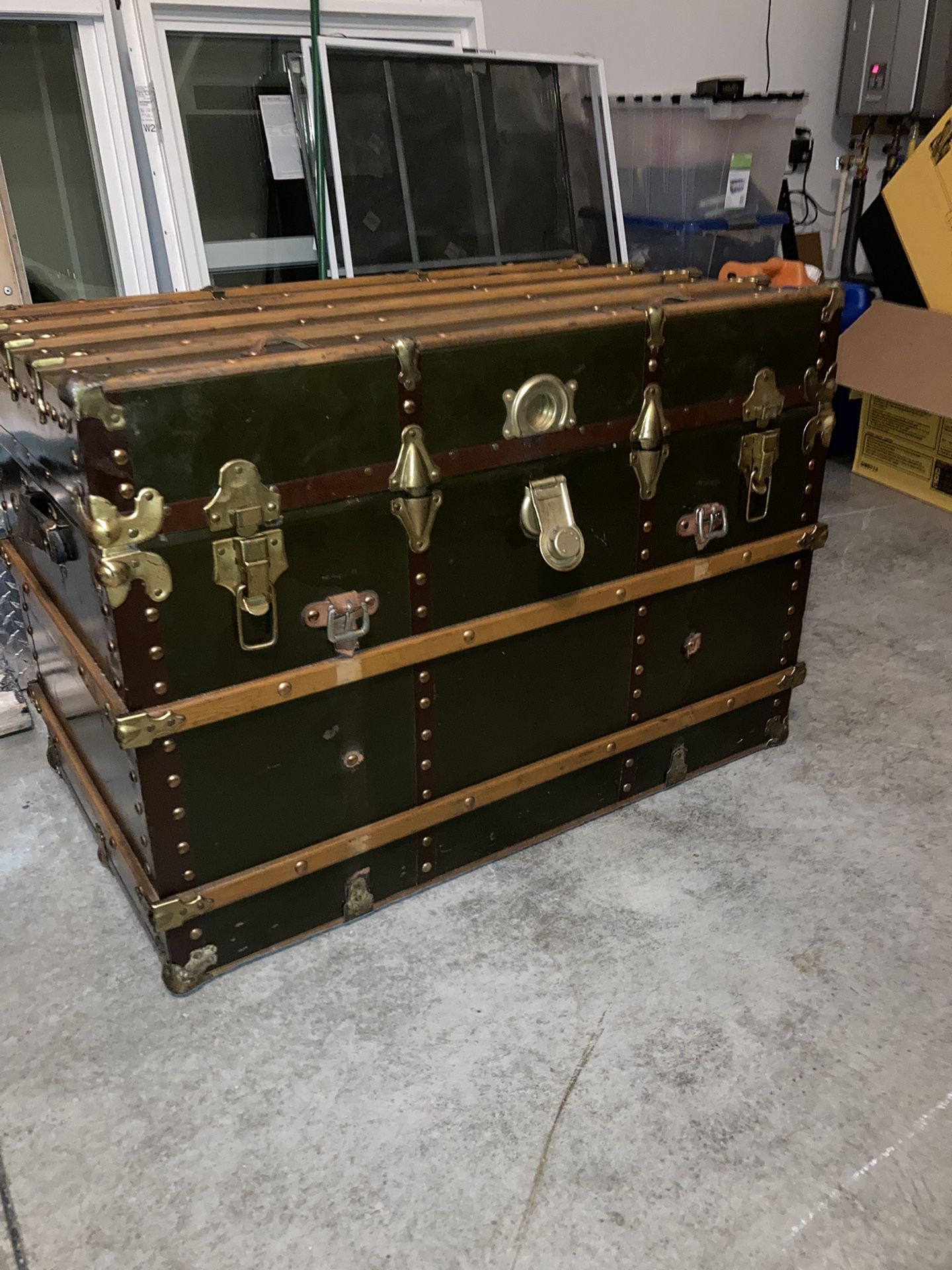2x4 Antique Crate. Green Metal Cheapest Online Is 600 For Worse Version