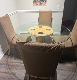 Free DiningTable + 4 chairs Used
