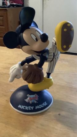 Danbury mint Mickey Mouse, Anaheim Angels baseball figure