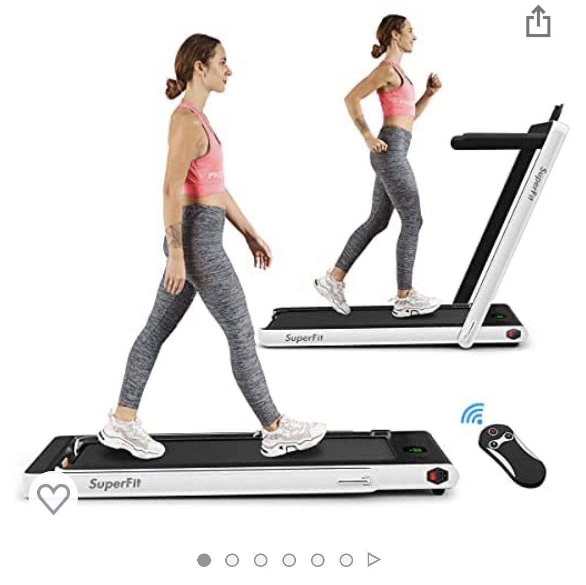 2 in One Folding Treadmill