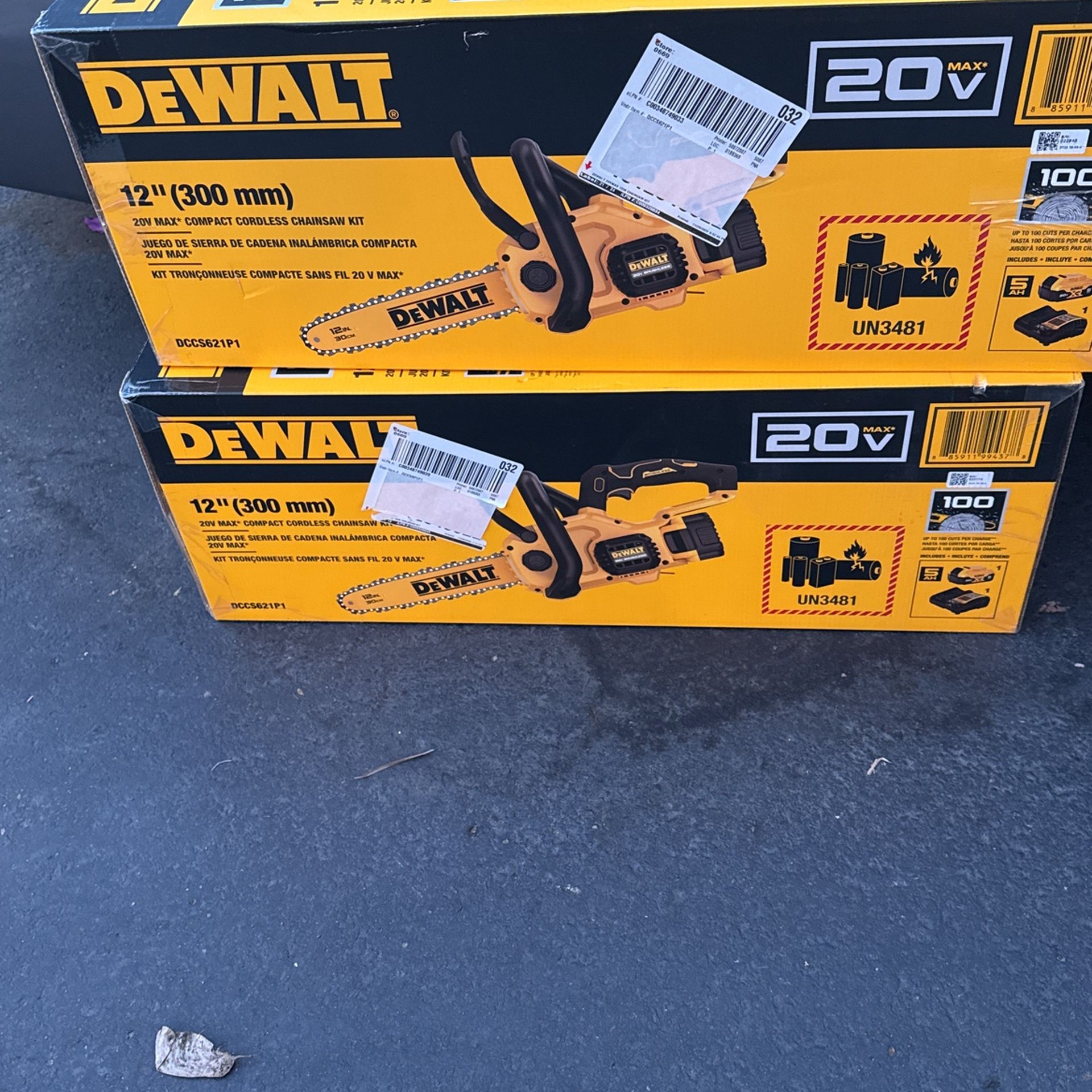 Dealt 20v Chain Saw 12”