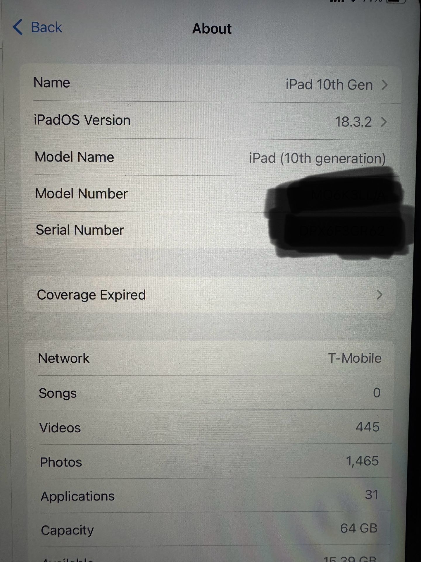 IPAD 10th Generation Blue