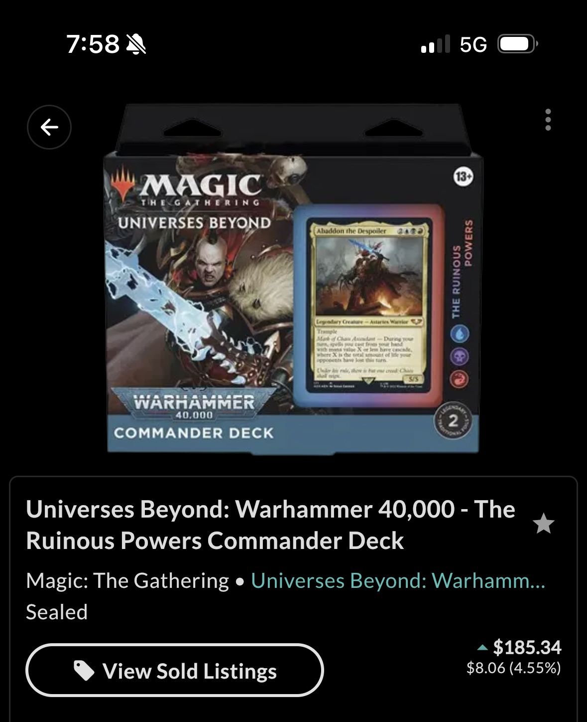Ruinous Powers Commander Deck