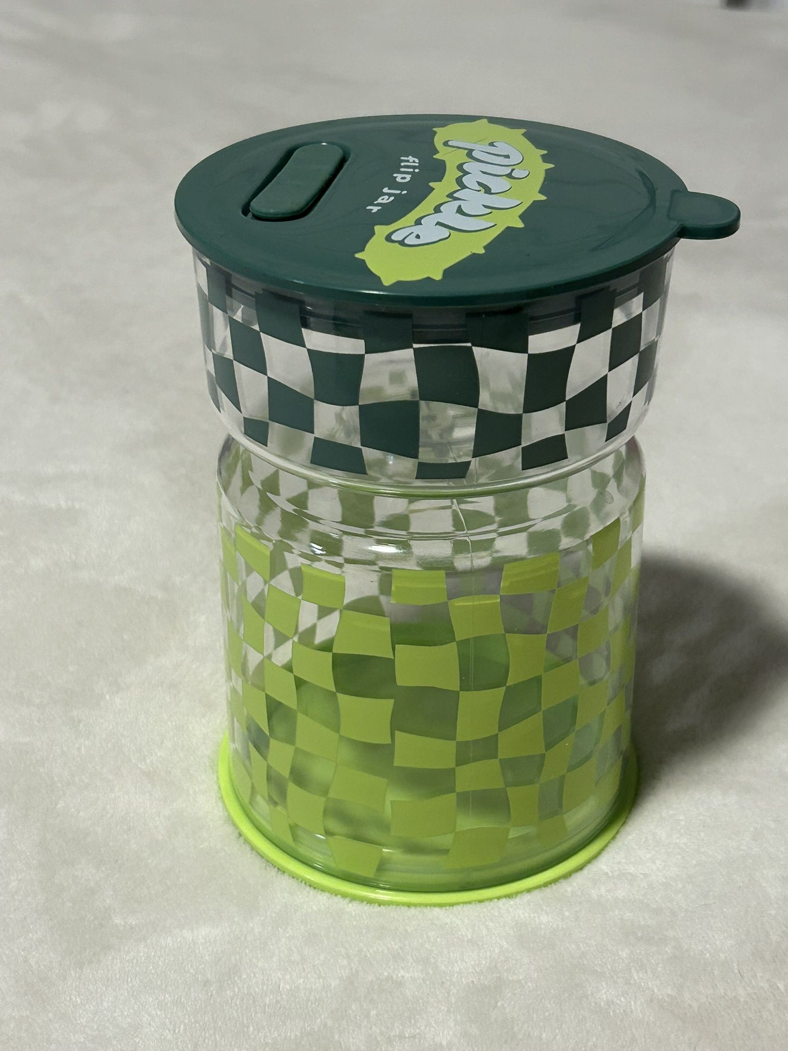 Pickle flip jar saver viral separate juice gift Christmas funny pickle love