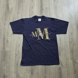 Vintage Mickey Mouse Double M T-Shirt Mens Medium