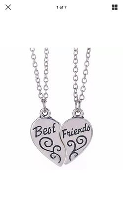 2pcs Best Friends Necklace