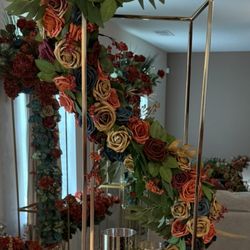 Gold Tall 31inch Centerpieces