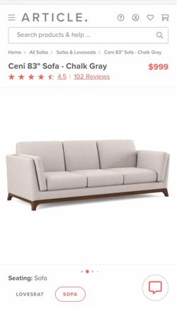 3 seat sofa from Article