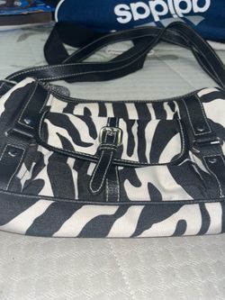 Y2K zebra purse Depop vintage