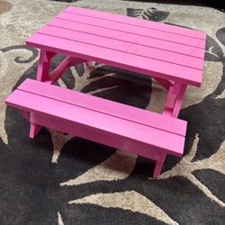 American Girl Doll Picnic Table