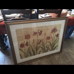 Flower Floral Picture Frame Art
