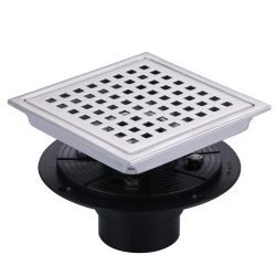 5.9 in. x 5.9 in. Stainless Steel Square Shower