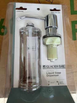 Glacier Bay Chrome Sink Mount Liquid Soap Dispenser