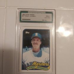1989 Topps Traded Tiffany Randy Johnson Card