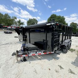Trailmaxx 7x14 4’ Sides Dump Total down $1750