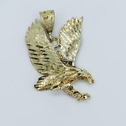 10k Gold Pendant Eagle - Águila En Oro 10k 
