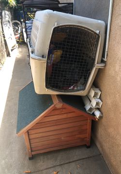 Cage and Dog Stroller Available