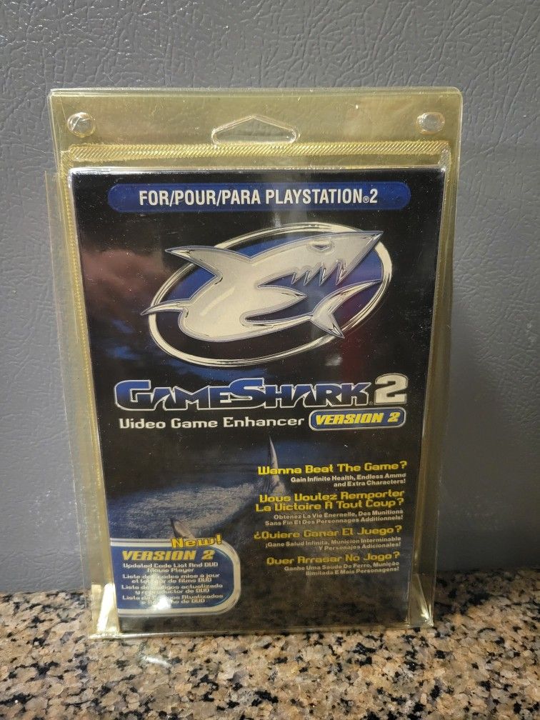 GameShark 2 VGE (2001, Interact) Brand New Factory Sealed USA Playstation 2 PS2