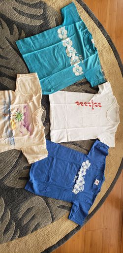 Hawaii Souvenirs or just T-shirts? Quartet of VINTAGE Youth T shirts M 12