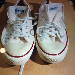 VINTAGE NATURAL CONVERSE ALL STAR LOW TOP SNEAKERS 