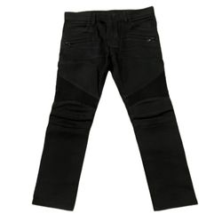 Balmain Biker Denim Black